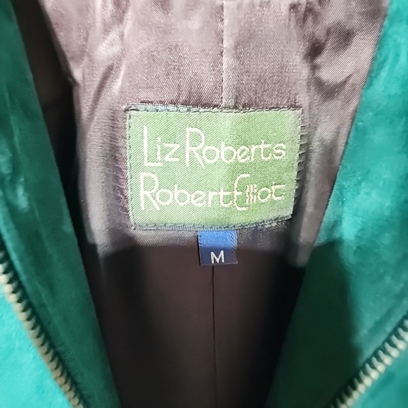 Liz Roberts Robert Elliot Vintage Mid- Length Suede Jacket. Medium - Picture 3 of 5